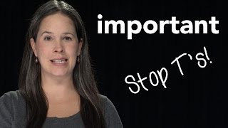 How to Pronounce IMPORTANT  American English [upl. by Immas]