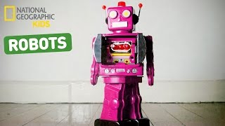 Fun Facts About Robots  Nat Geo Kids Robots Playlist [upl. by Ettenna835]