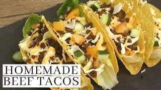 HOMEMADE BEEF TACOS  Super Sarap Talaga   Pinoy Style Taco Recipes [upl. by Nyasuh430]