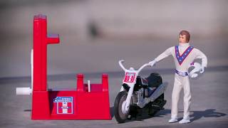 Evel Knievel Stunt Cycle Video [upl. by Pax405]