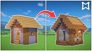 ► How To Transform a Small Villager Farm House In Minecraft 2  Survival Build [upl. by Gabler]