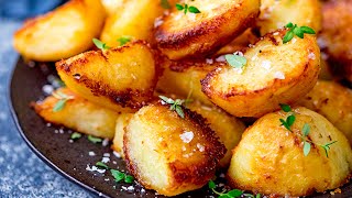 The BEST Crispy Roast Potatoes [upl. by Hawk992]