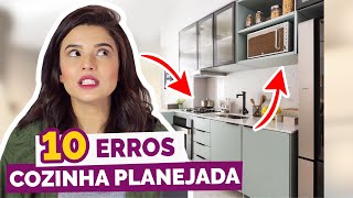 10 ERROS DE COZINHAS PLANEJADAS dicas para não errar  DicaDaPâ [upl. by Purpura119]