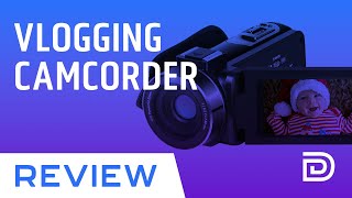 ACTINOW Video Camera Camcorder For YouTube Vlogging Vlogger Review [upl. by Nallad]