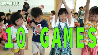 10 ESL games  simple activities kindergarten [upl. by Heater]