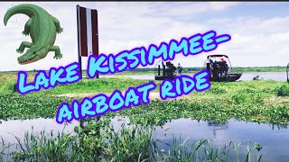 Airboat AdventureLake KissimmeeAirboat [upl. by Anaujnas]