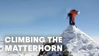 Worlds Fastest Person to Climb the Matterhorn  Dani Arnold [upl. by Yreffej]