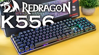 Unboxing and Review  Redragon K556 Full Size Mechanical Keyboard [upl. by Susumu]