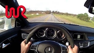 2013 MercedesBenz CLS63 AMG  WR TV POV Test Drive [upl. by Nnasor935]