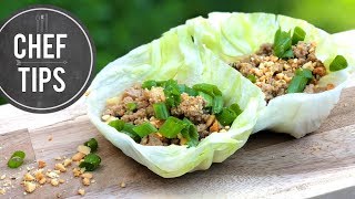 Easy Lettuce Wraps Recipe [upl. by Dilahk795]