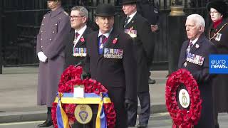 Remembrance Sunday commemoration from the Cenotaph in London  LIVE [upl. by Snyder728]