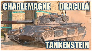 Charlemagne Dracula amp Tankenstein • WoT Blitz Gameplay [upl. by Nylorac661]