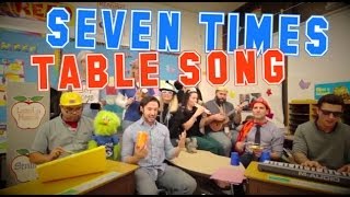 Seven Times Table Song Cups by Anna Kendrick Cover with Classroom Instruments [upl. by Ahseral]