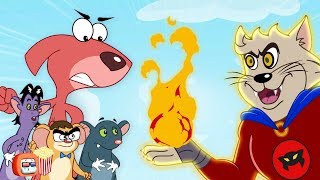 RatATat Doggy Don VsCat Man Full Movie  Popcorn Toonz l Childrens Animation and Cartoon Movies [upl. by Yensehc47]