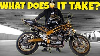 Stunt Tips How A Motorcycle Becomes A Stunt Bike [upl. by Linnie]