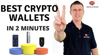 Best Cryptocurrency Wallets of 2024 in 2 minutes [upl. by Naesar]