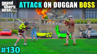 BIGGEST FIGHT WITH DUGGAN BOSS AND TERRORIST  GTA V GAMEPLAY 130  techno gamerz GTA 5 130 [upl. by Orazal]