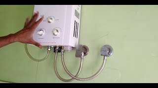 Gas geyser installation  water heater fitting  YK Electrical [upl. by Enylrac]