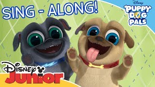 Puppy Dog Pals 🐶  ♫ Theme Song SingAlong ♫  Official Disney Channel Africa [upl. by Annahsirhc]