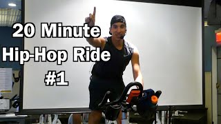 20 Minute HipHop Spin Class 1  Get Fit Done [upl. by Samal]