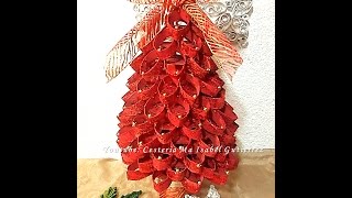 PINO NAVIDEÑO HECHO CON TUBOS DE CARTÓN DIY How to make a Christmas pine [upl. by Iran]