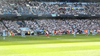 Aguero winning goal from East Stand Lower [upl. by Rann]