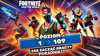 FORTNITE Ratowanie Świata Jak ZACZĄĆ grać PORADNIK [upl. by Aseneg749]