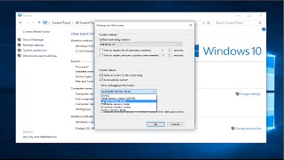 How To Configure Various Dump Files In Windows 10 [upl. by Nottnerb]