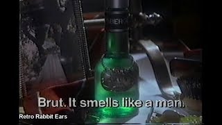 Brut Cologne Commercial From 1987 quotIt Smells Like A Manquot [upl. by Morrell]