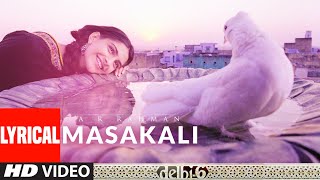 Lyrical Masakali  Delhi 6  Abhishek Bachchan Sonam Kapoor  AR Rahman  Mohit Chauhan [upl. by Sean]