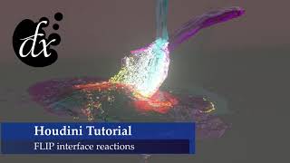 Houdini Tutorial FLIP Interface Reactions [upl. by Merri]