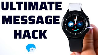 Galaxy Watch 4  RECEIVE amp SEND ALL MESSAGES WIFI amp LTE [upl. by Alilad716]