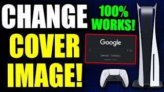 PS5 How To Change Background On Profile To Anything Custom Cover Image Tutorial [upl. by Syl]