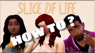 HOW TO Sims 4  Slice Of Life Mod  How To Download For WindowsOLDDoesnt Work [upl. by Imat]