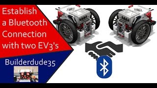 Establish a Bluetooth Connention Between 2 EV3 Bricks [upl. by Auliffe339]