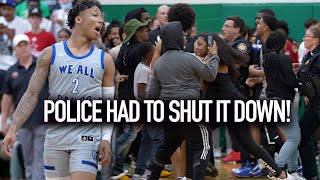 Mikey Williams Nearly Fights CRAZY Fan Police Had To Shut It DOWN [upl. by Maltzman]