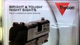 Sight Review  Trijicon 3 Dot Bright And Tough Night Sights [upl. by Leibrag]