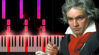 Symphony No 5 Complete  Ludwig van Beethoven Piano Tutorial [upl. by Notyarb]