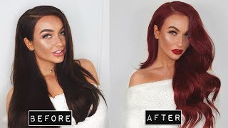 HOW TO Go from DARK BROWN to RED at home in 1 Day [upl. by Boyes]