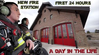 First 24 Hours in a New Fire Station  A Day in the Life [upl. by Yelhsa]