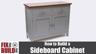 DIY Sideboard Cabinet  How to Build [upl. by Aiasi]