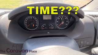 Fiat Ducato how to change time 2011 2012 2013 2014 [upl. by Corel]