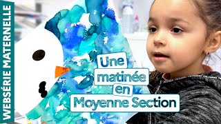 Maternelle  Une matinée en MOYENNE SECTION [upl. by Akela]