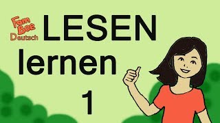 Deutsch lesen lernen für Kinder Teil 1 [upl. by Atiraj]