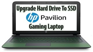 How to Install SSD Or Upgrade HDD  HP Pavilion 15  Gaming Laptop [upl. by Laynad]