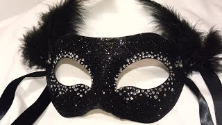 Masquerade Mask quot Night Skyquot DIY [upl. by Arinaj]