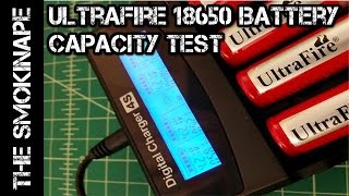 Ultrafire 18650 Battery Capacity Test  TheSmokinApe [upl. by Humbert]