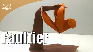 Faultier Origami Faltanleitung [upl. by Anihsat]