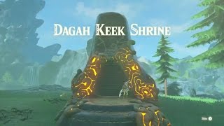 Zelda Breath of the Wild  Dagah Keek Shrine  Lanayru Tower Region [upl. by Nnylahs841]