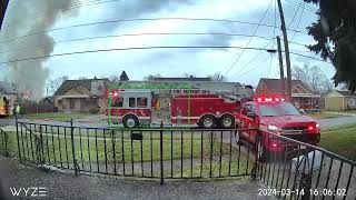 Cheektowaga NY House Fire [upl. by Stevens]